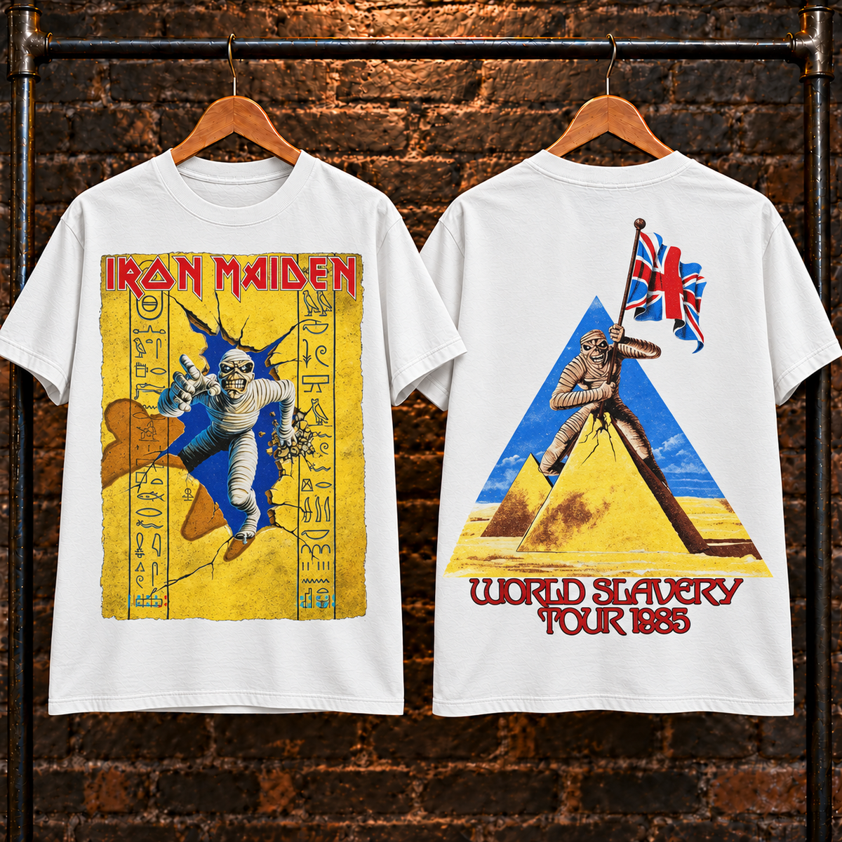 🔥 HOT PICK 🎸 Iron Maiden Tour Tee ⚡ Rare Retro Rock Vibes