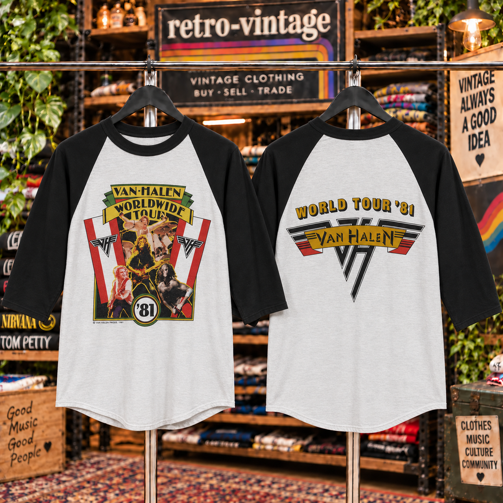 Vintage Van Halen Raglan T-Shirt
