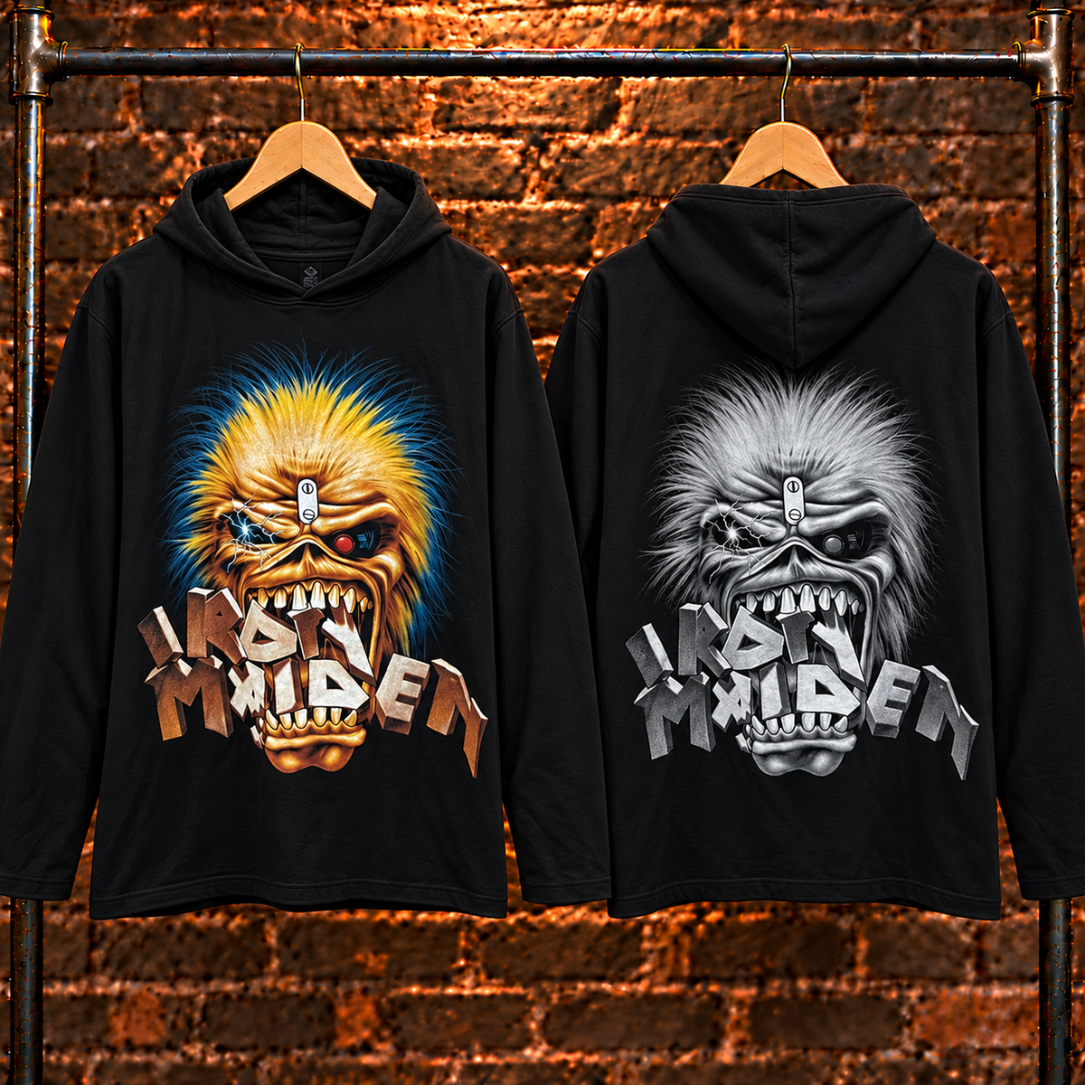 🔥 HOT PICK 🎸 Iron Maiden Hoodie ⚡ Rare Retro Rock Vibes