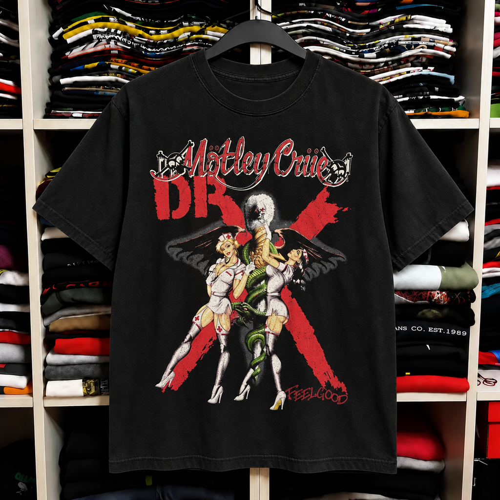 Vintage Mötley Crüe Band Concert T-Shirt