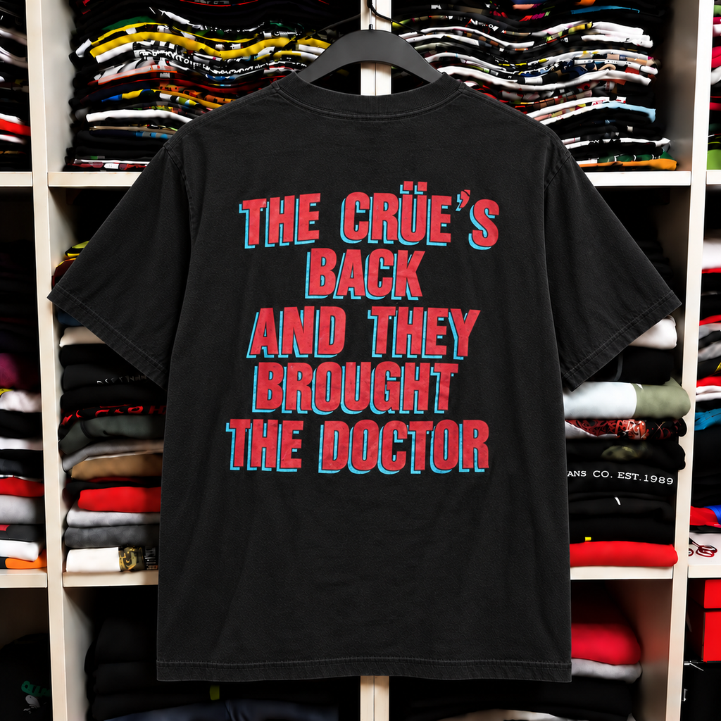 Vintage Mötley Crüe Band Concert T-Shirt