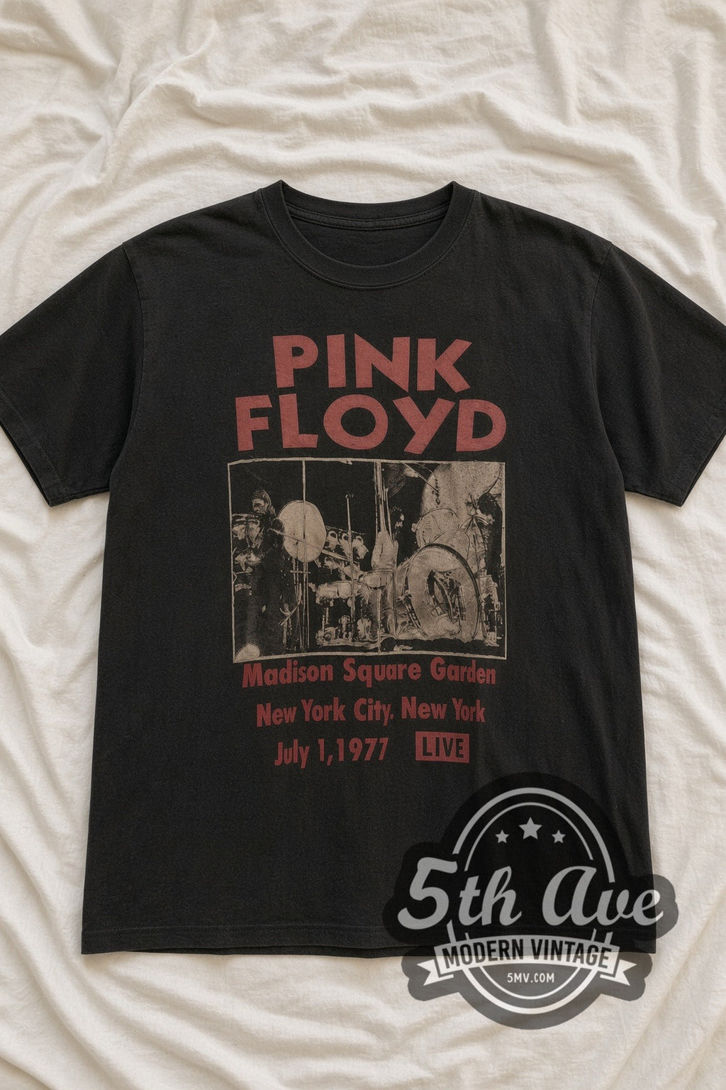 Pink Floyd – Live at Madison Square Garden 1977 – Vintage Band T-Shirt