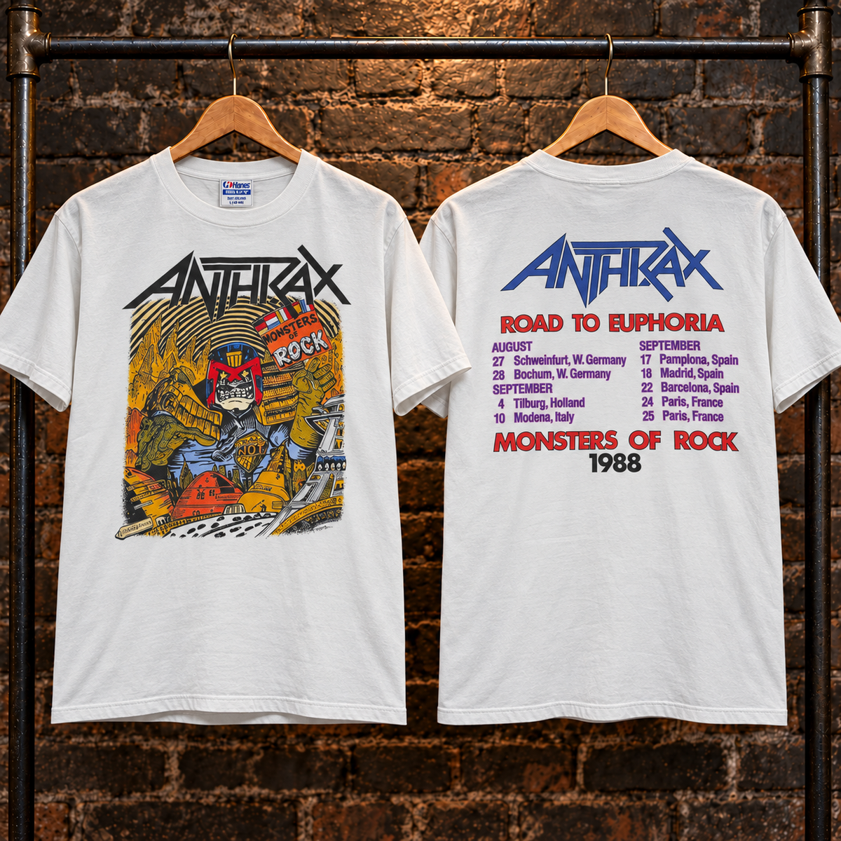 🔥 HOT PICK 🎸 Vintage Monsters of Rock T-Shirt ⚡ Rare Retro Rock Vibes