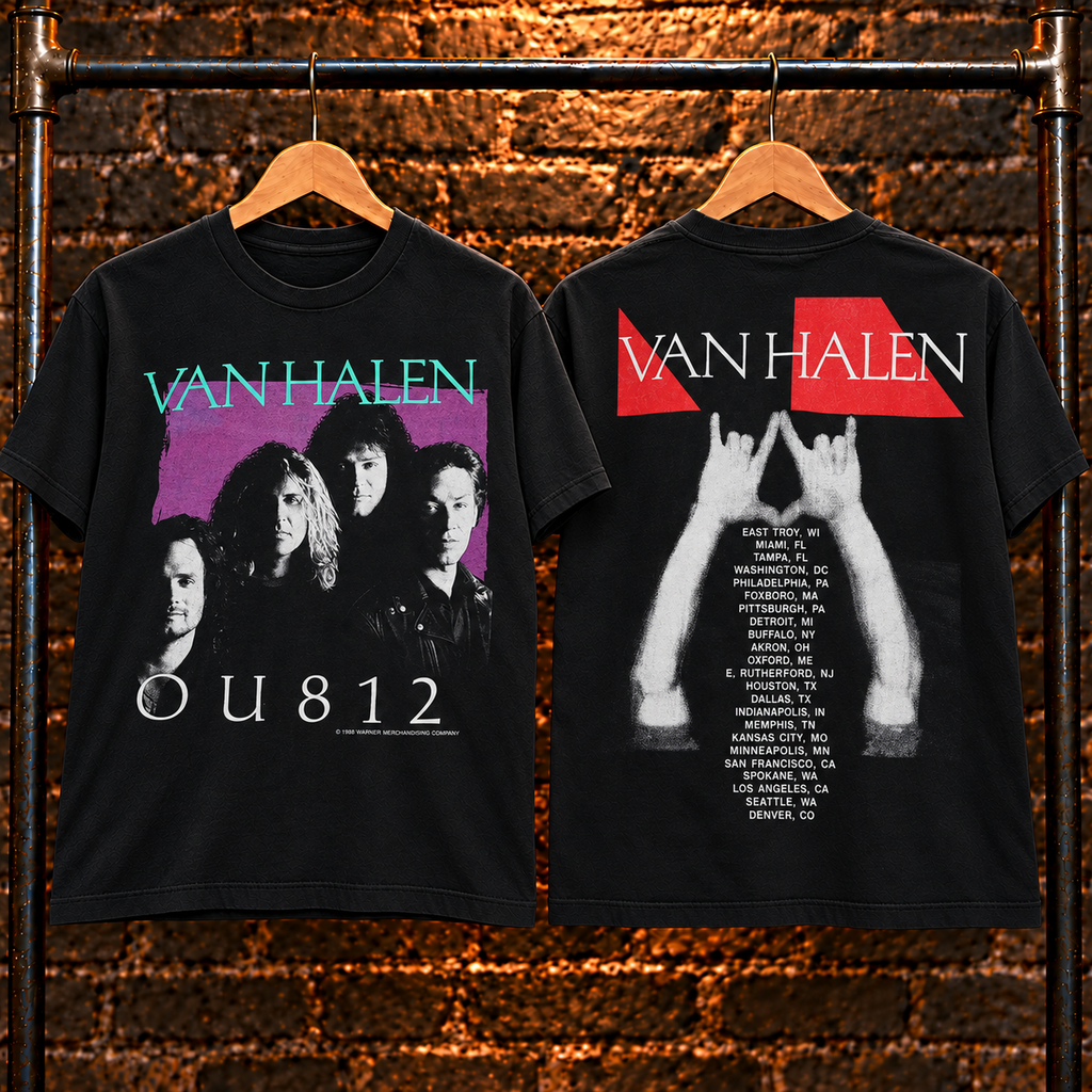 Vintage Van Halen Band Tour T-Shirt