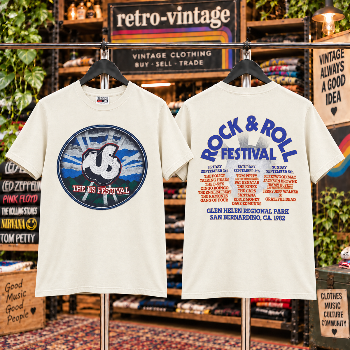1982 Us Festival Concert T-Shirt