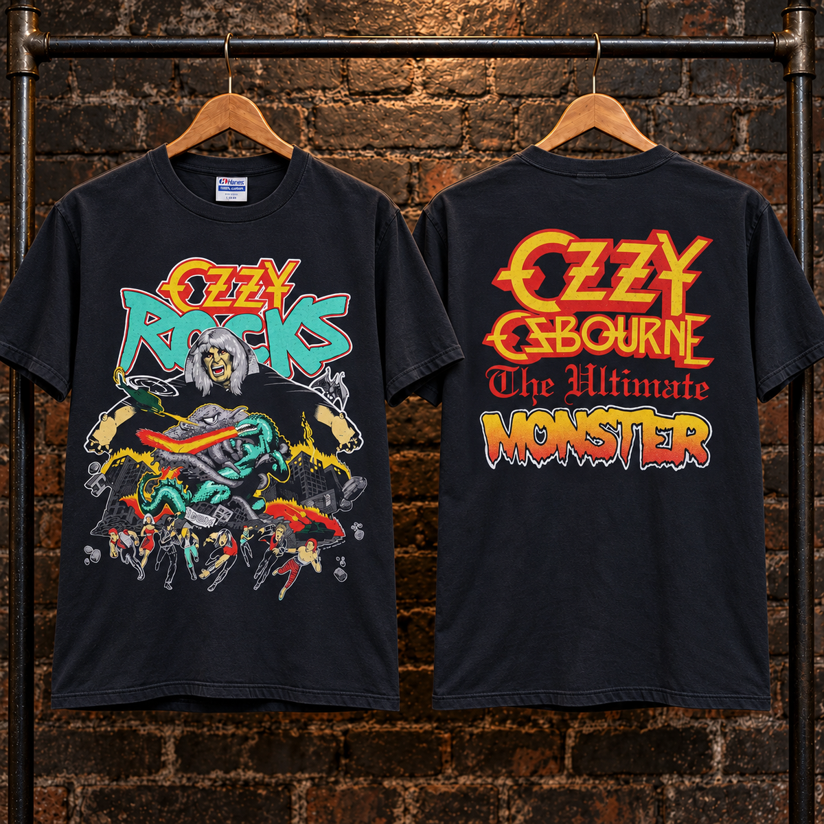 🔥 HOT PICK 🎸 Vintage Monsters of Rock T-Shirt ⚡ Rare Retro Rock Vibes
