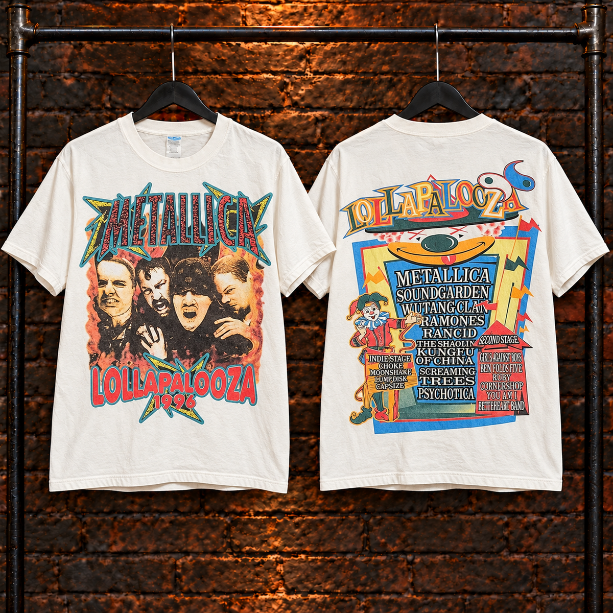 Vintage Lollapalooza Tour T-Shirt