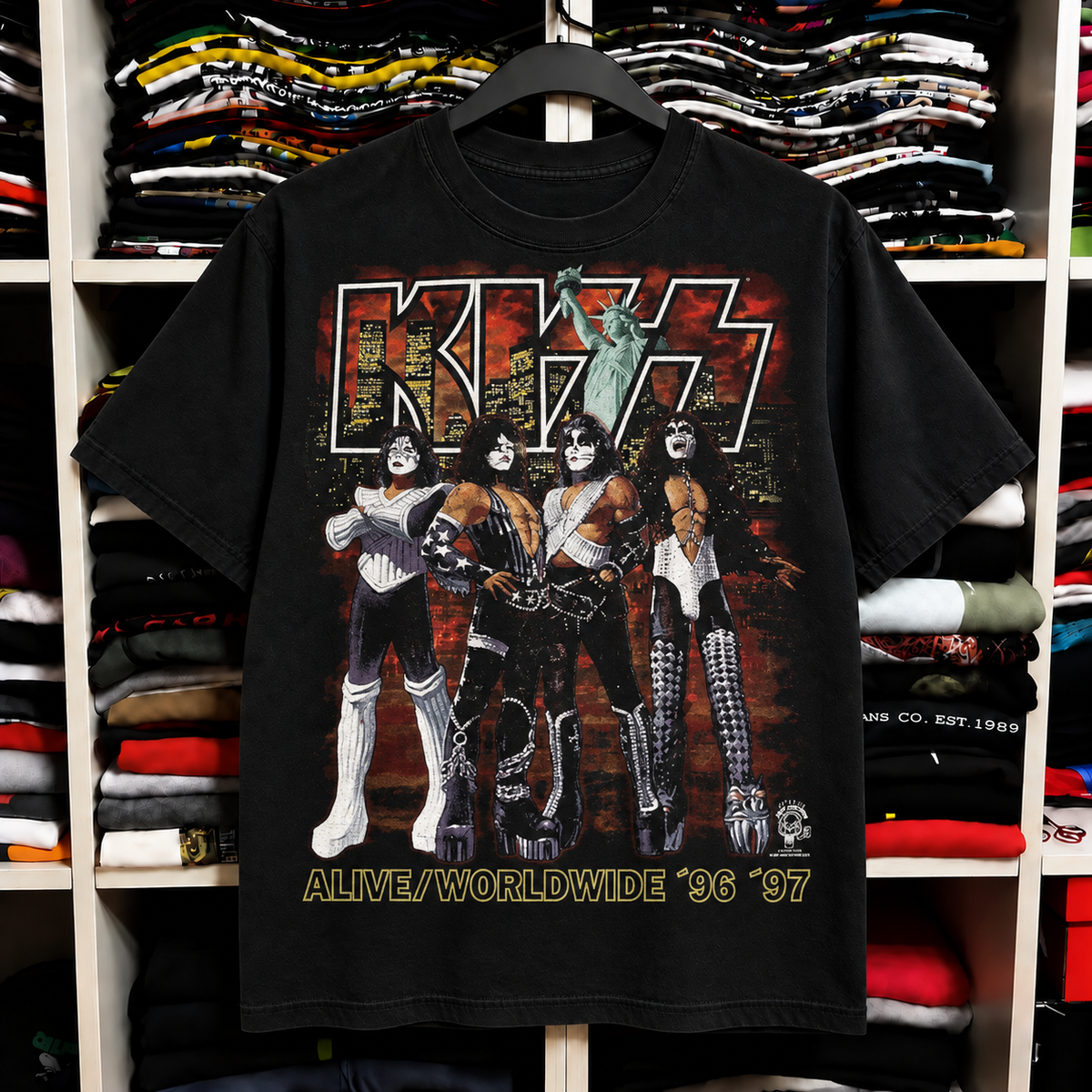 Vintage KISS Band Concert T-Shirt