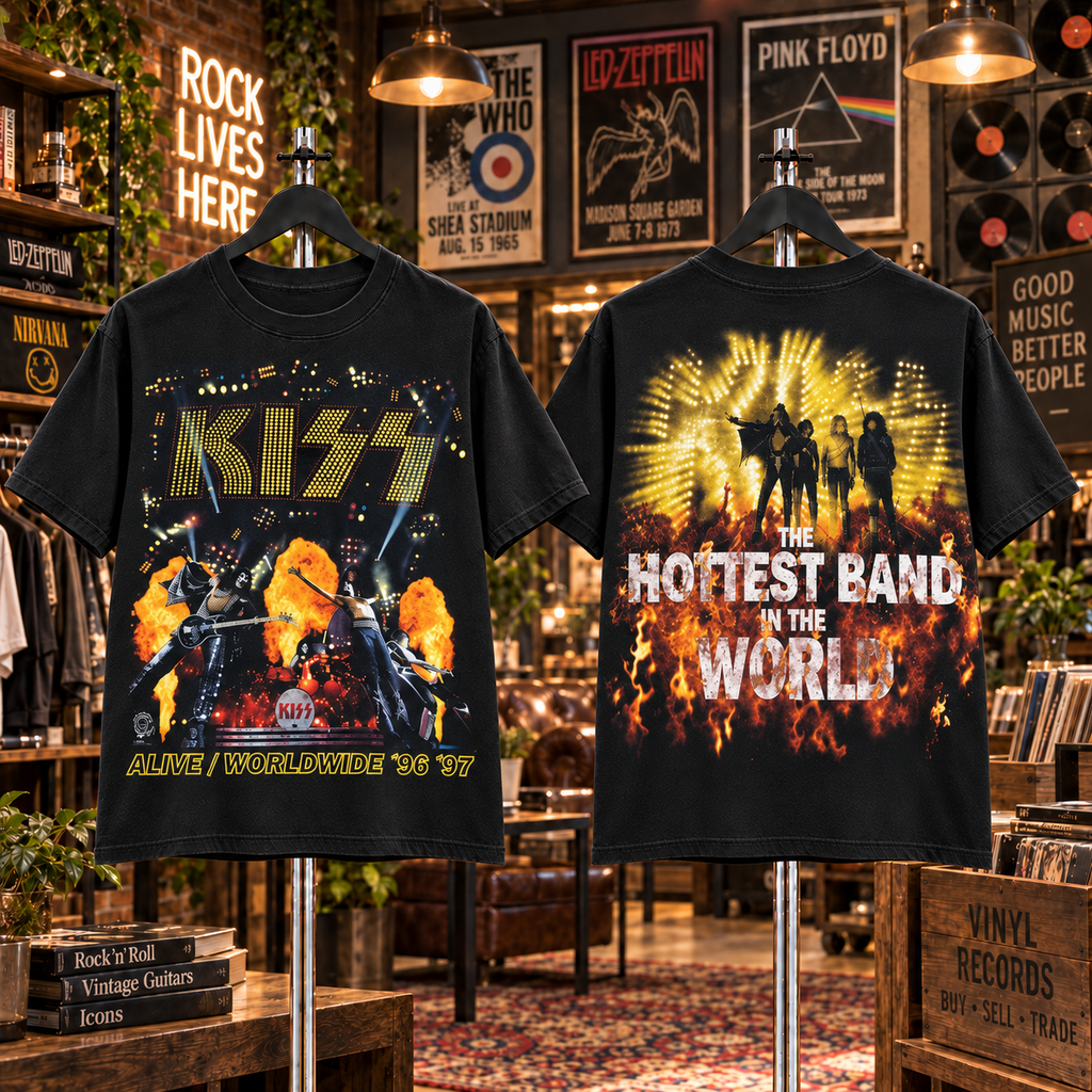 Vintage KISS Band Concert T-Shirt