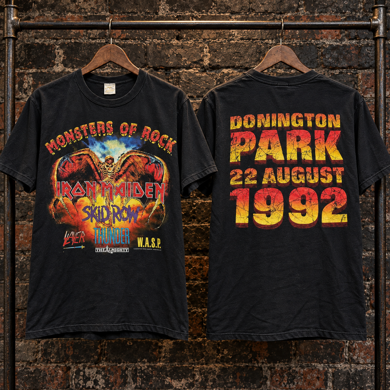 Monsters of Rock 1992 inspired T-Shirt front and back