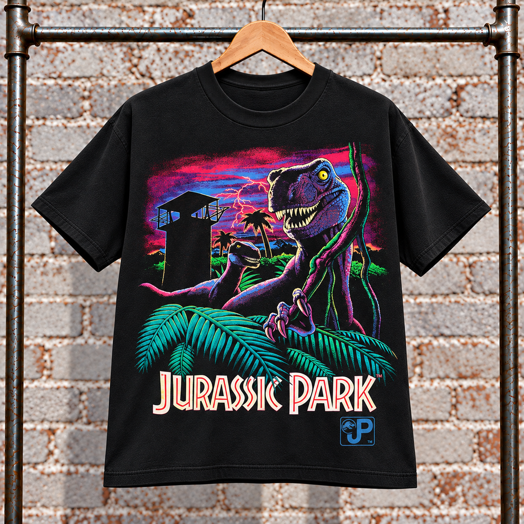 Vintage Jurassic Park Movie T-Shirt