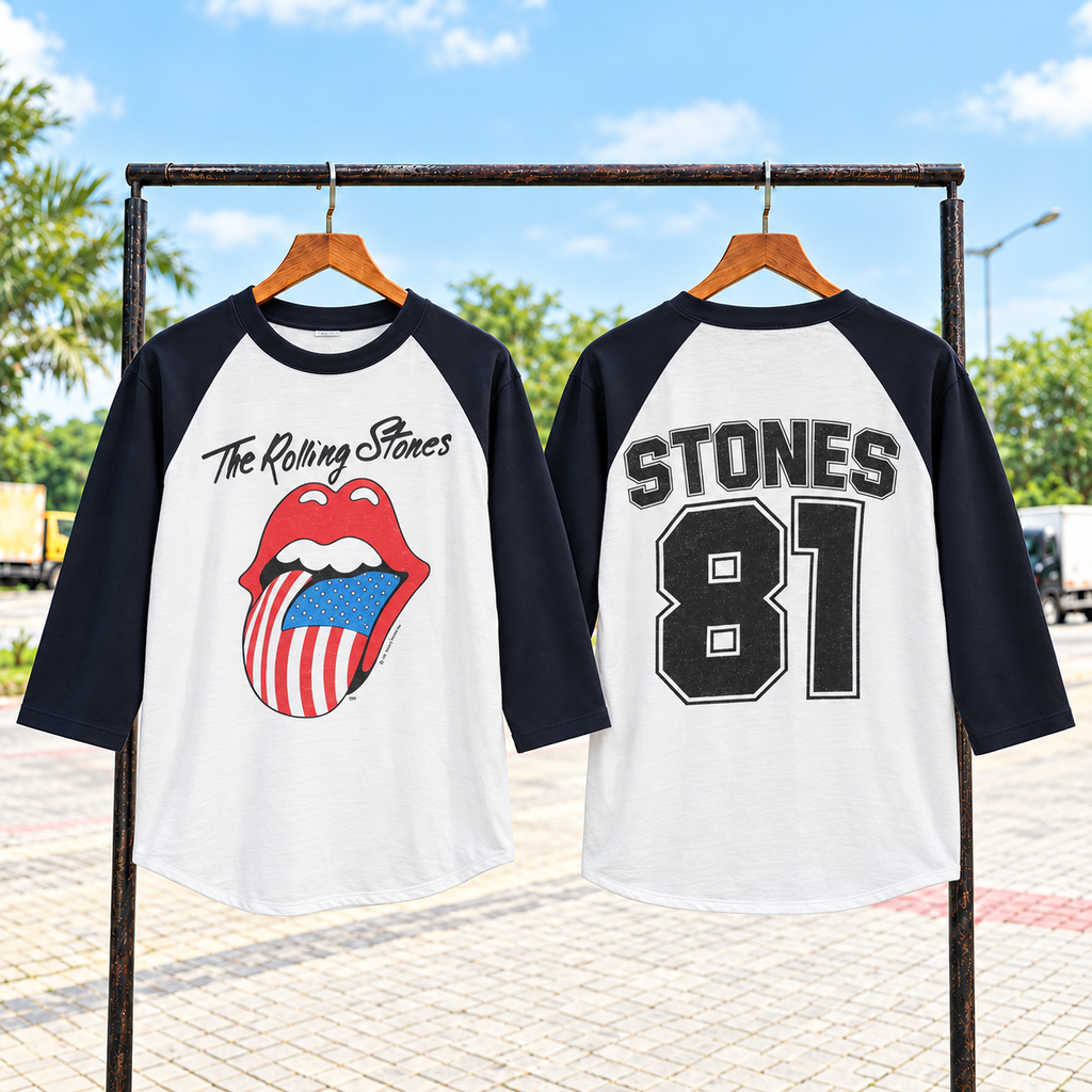 Rolling Stones Tour Raglan T shirt