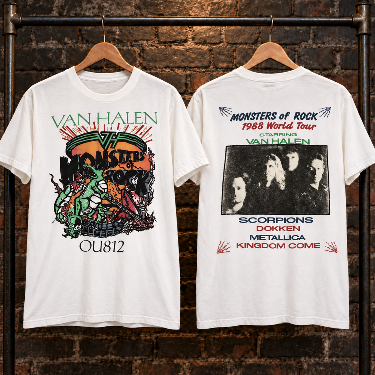 🔥 HOT PICK 🎸 Vintage Monsters of Rock T-Shirt ⚡ Rare Retro Rock Vibes