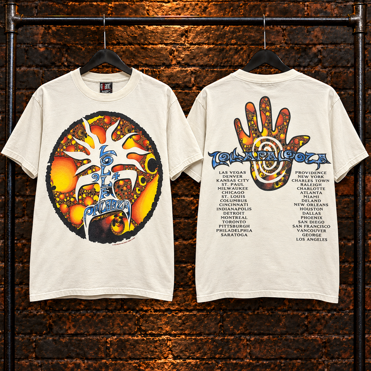 Vintage Lollapalooza Tour T-Shirt