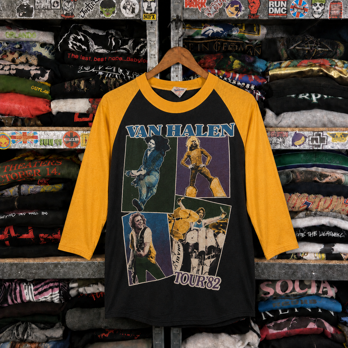 Vintage Van Halen Raglan T-Shirt