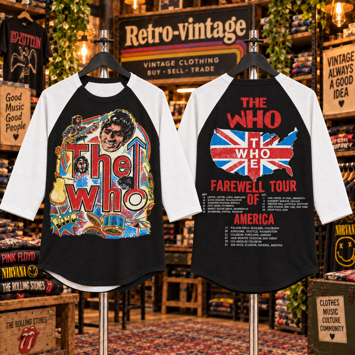 The Who Tour Jersey Shirt