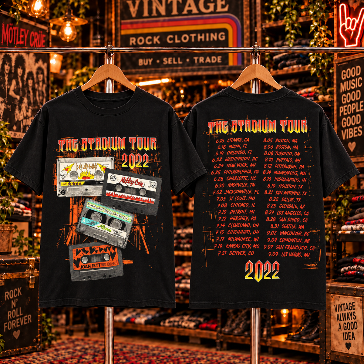 The Stadium Tour 2022 Style 03 cassette T-shirt