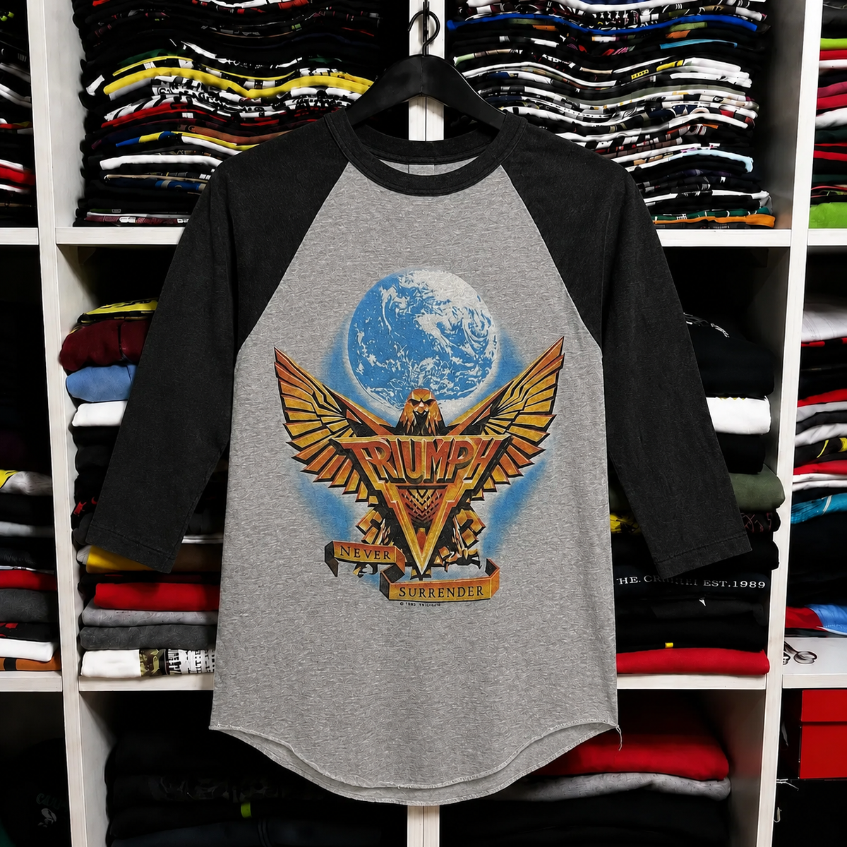Triumph band raglan t-shirt