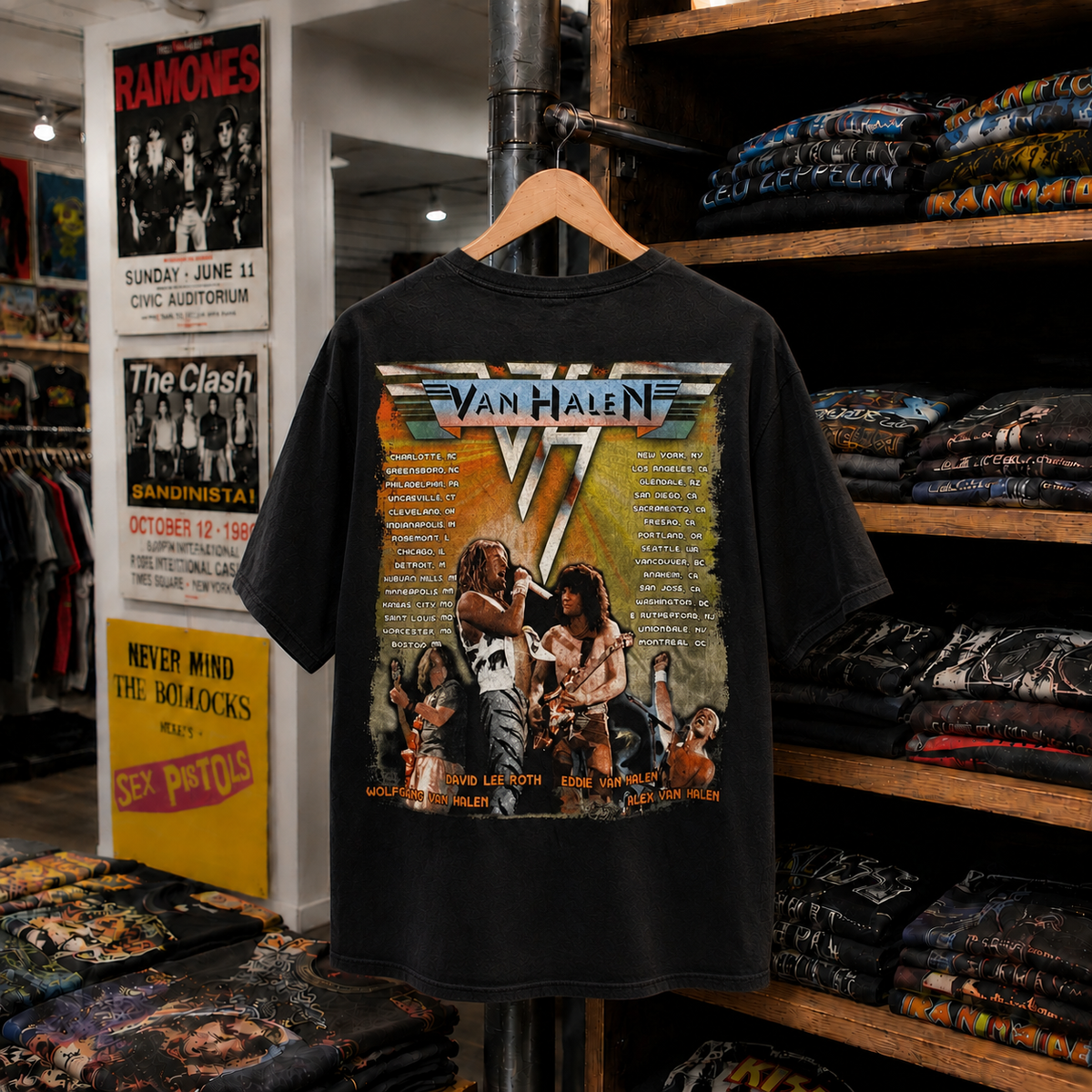 Rare Hard To Find Vintage Van Halen T-Shirt