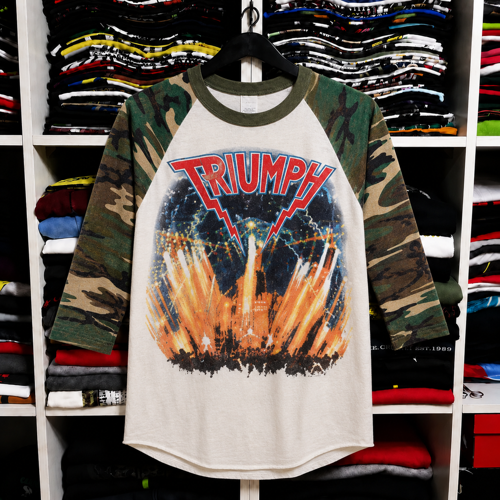 Triumph band raglan t-shirt