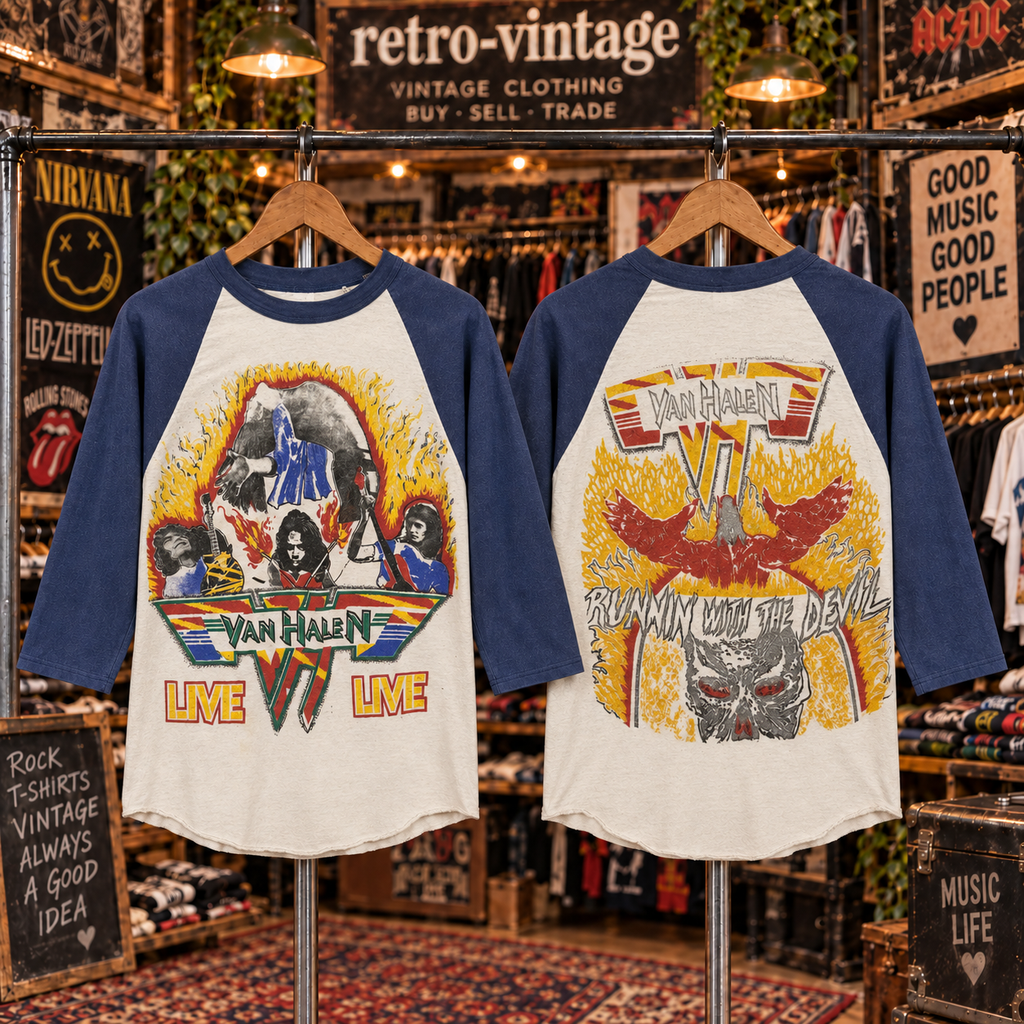 Vintage Van Halen Raglan T-Shirt