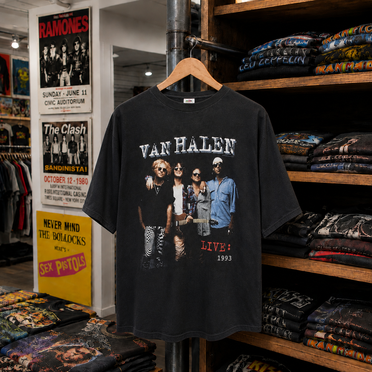 Rare Hard To Find Vintage Van Halen T-Shirt