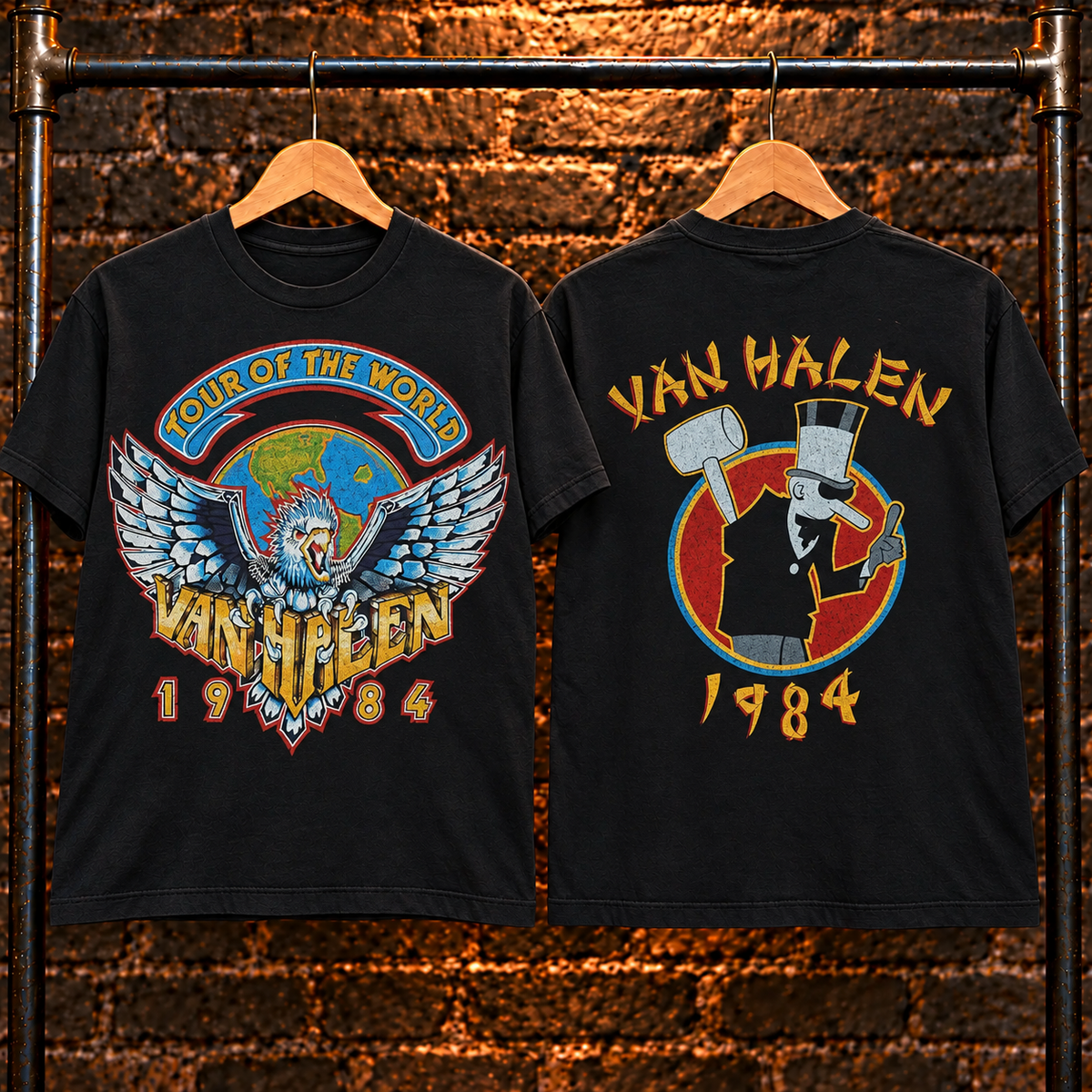 Vintage Van Halen Band Tour T-Shirt