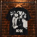 AC/DC – Band Photo – All Over Print – Vintage Band T-Shirt