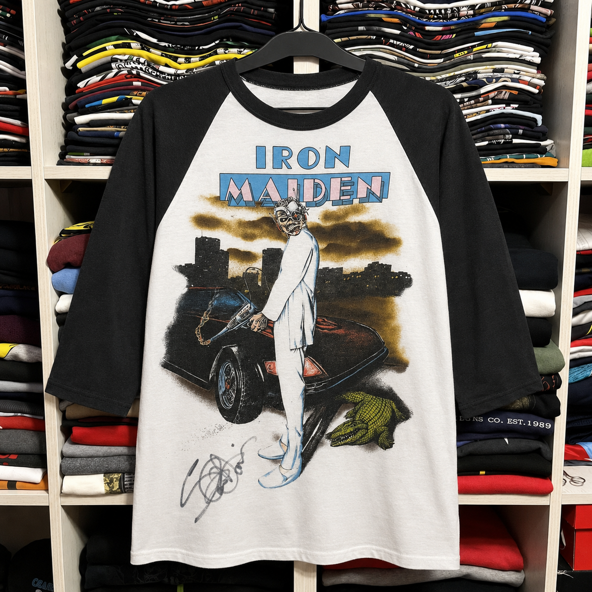 Vintage Iron Maiden Raglan T-Shirt