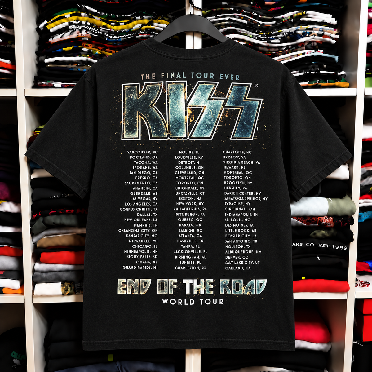 Vintage KISS Band Concert T-Shirt