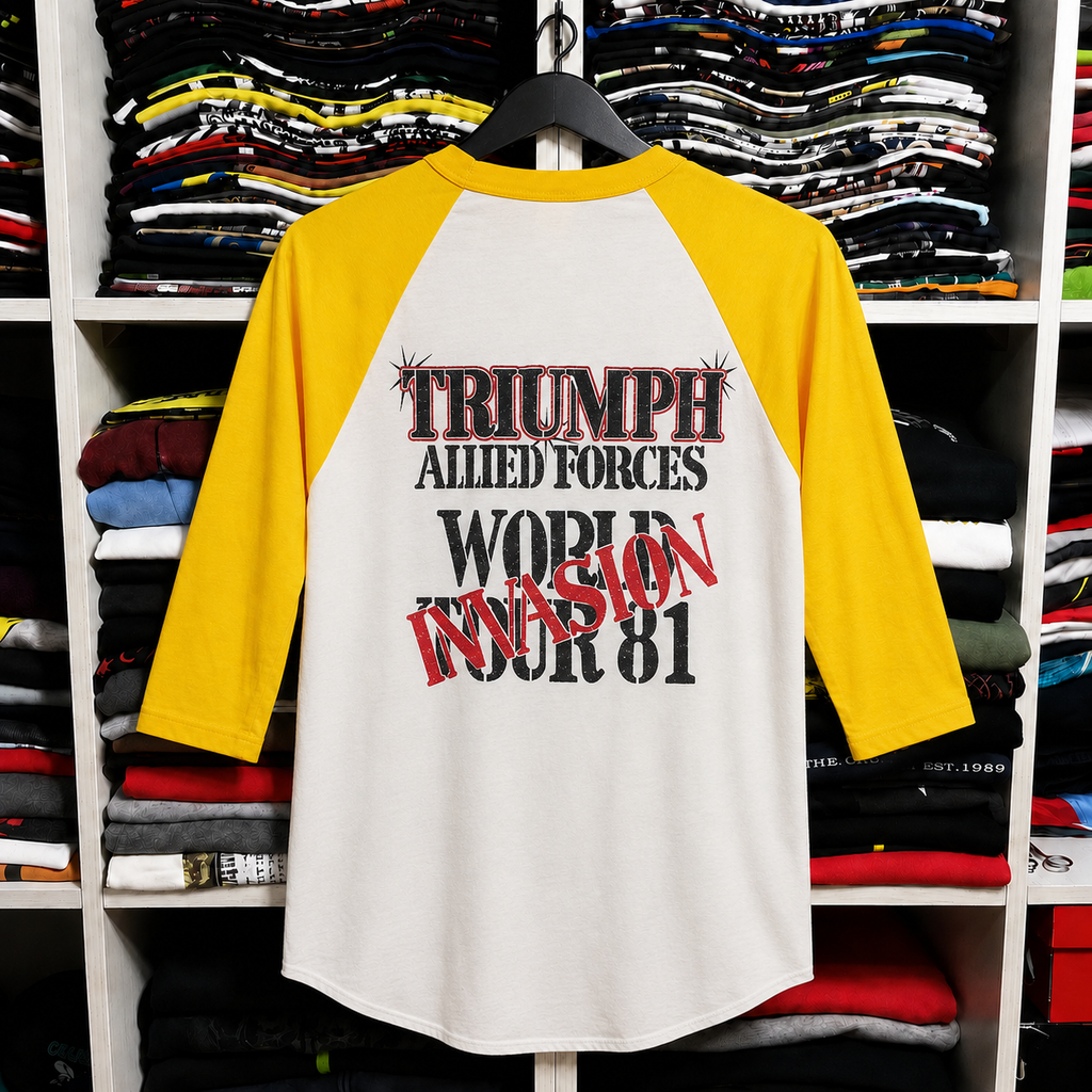 Triumph band raglan t-shirt
