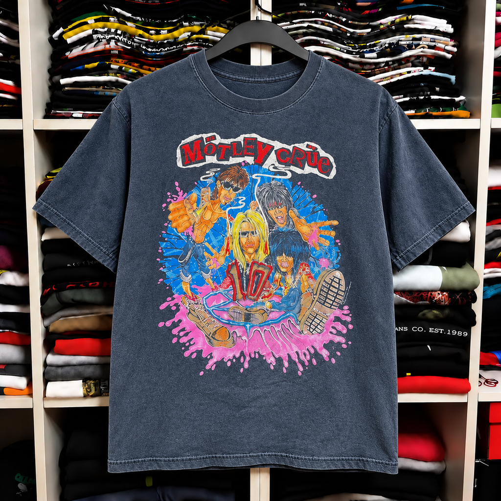 Vintage Mötley Crüe Band Concert T-Shirt