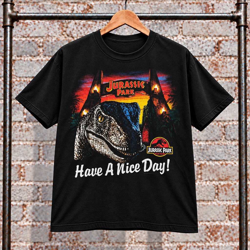 Vintage Jurassic Park Movie T-Shirt