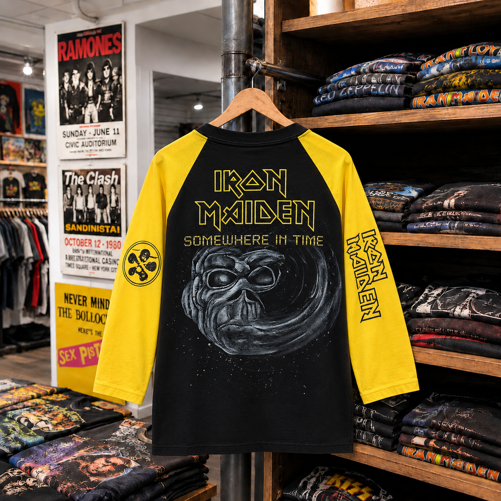 Vintage Iron Maiden Raglan T-Shirt
