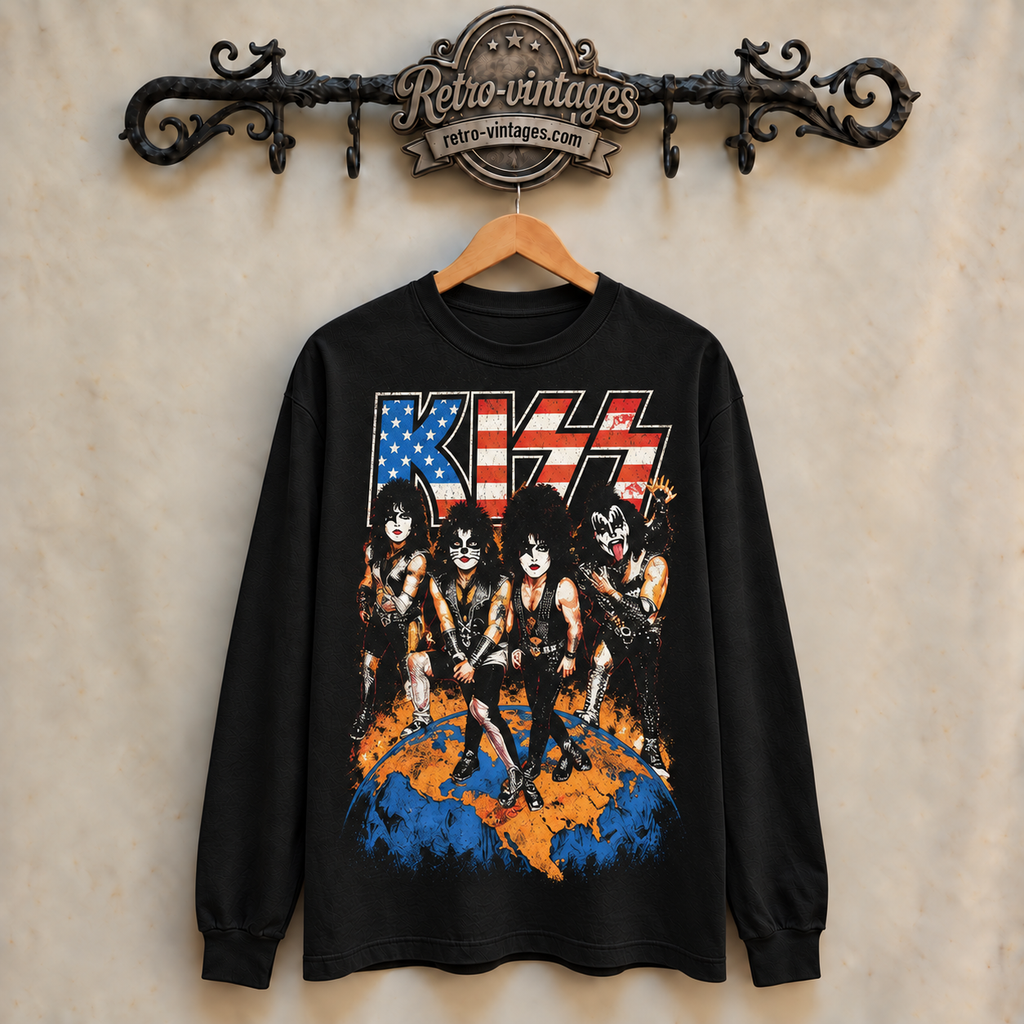 Vintage KISS Band Concert Sweatshirt