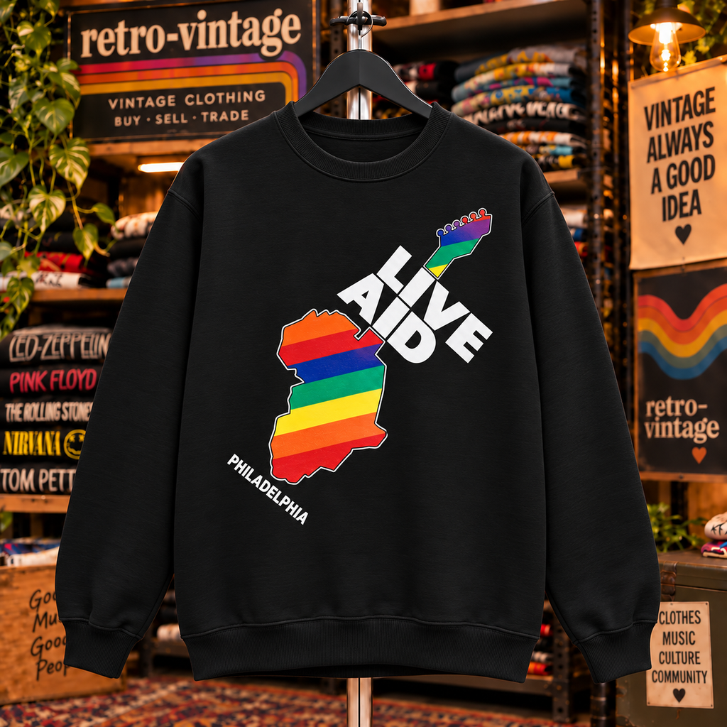 Live Aid 1985 Official Concert Sweatshirt