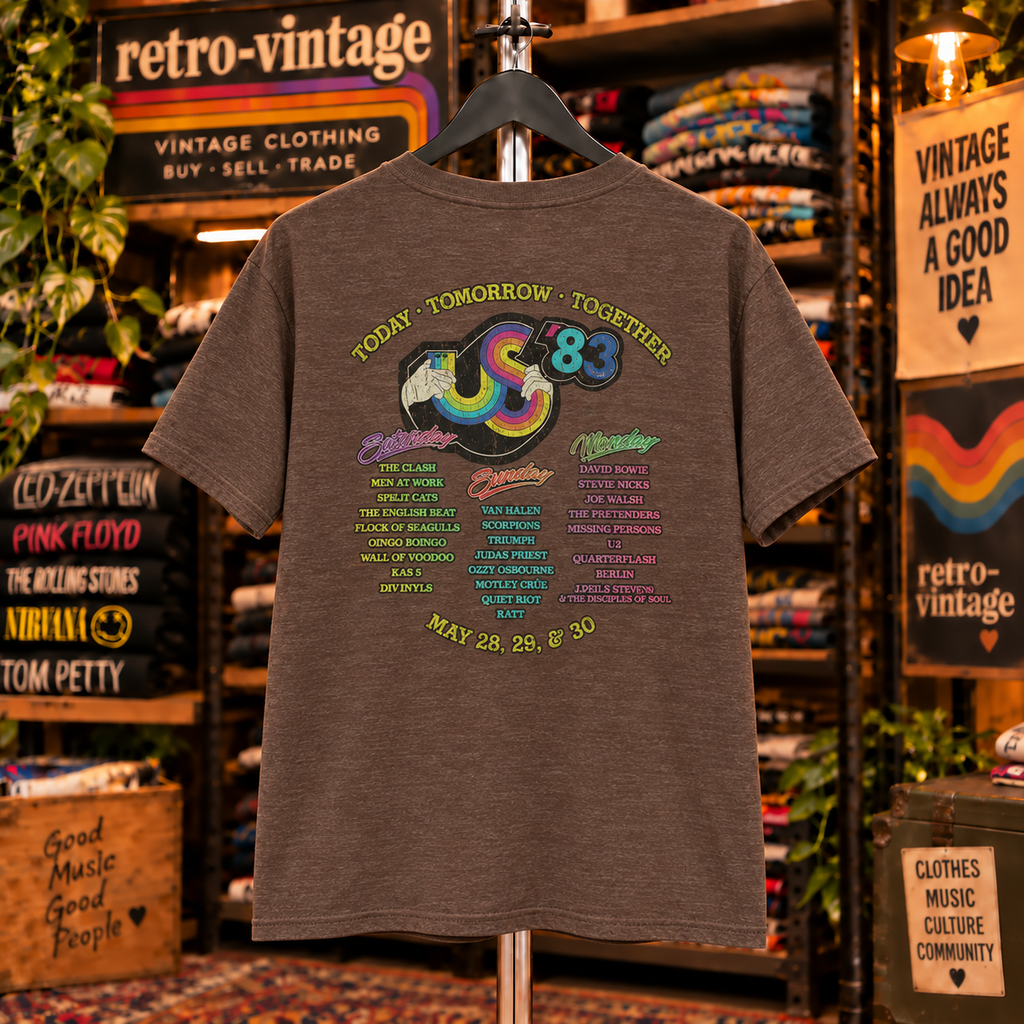 US Festival 1983 F/B Vintage T-Shirt