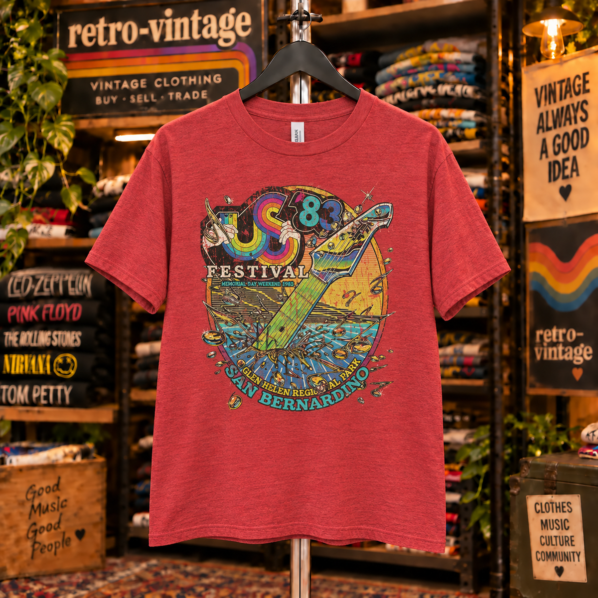 US Festival 1983 F/B Vintage T-Shirt
