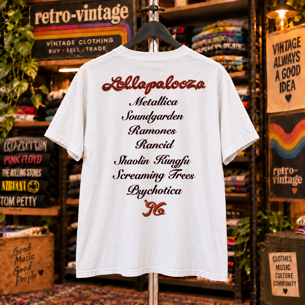 Vintage Lollapalooza Festival T-Shirt