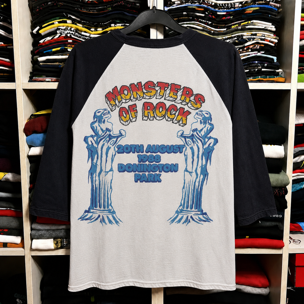 Vintage Iron Maiden Raglan T-Shirt