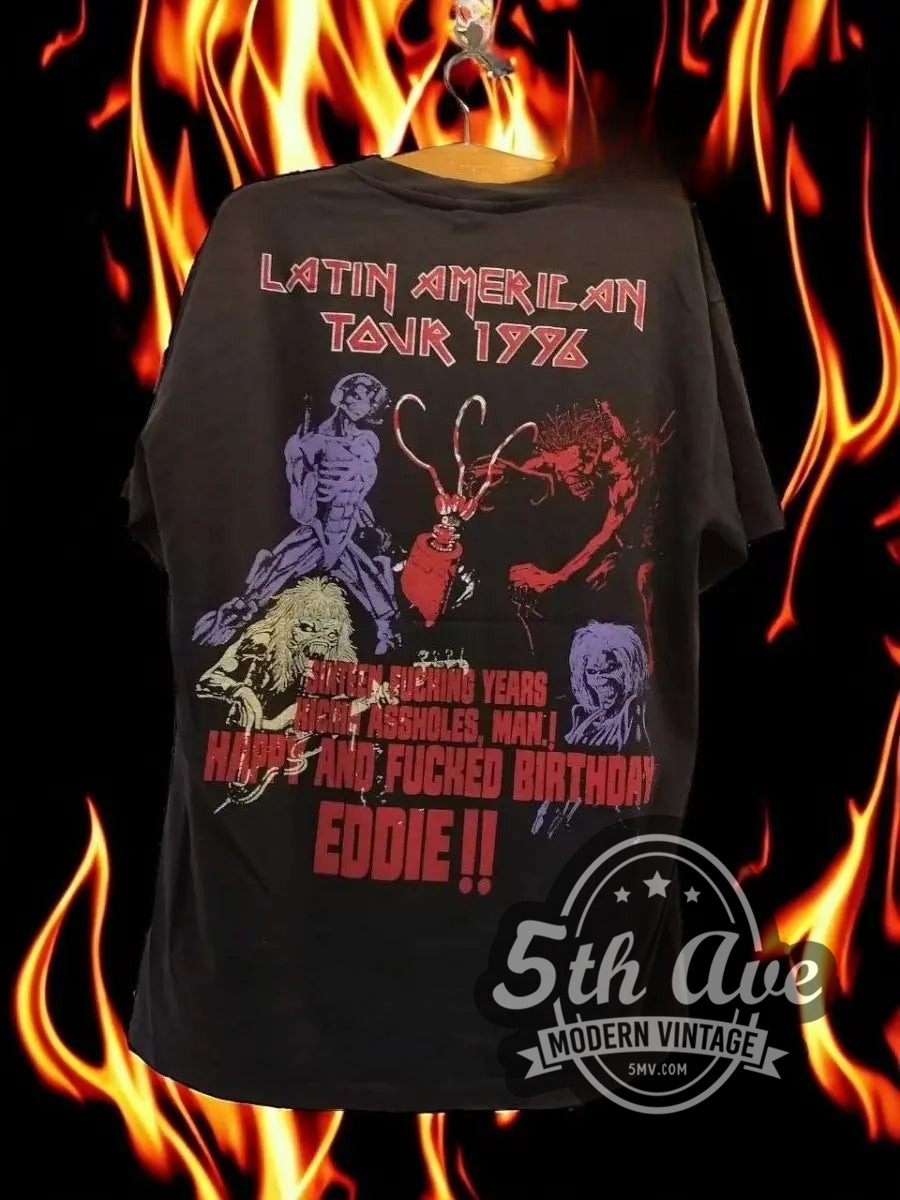 Iron Maiden – Latin America Tour 1996 – Vintage Band T-Shirt