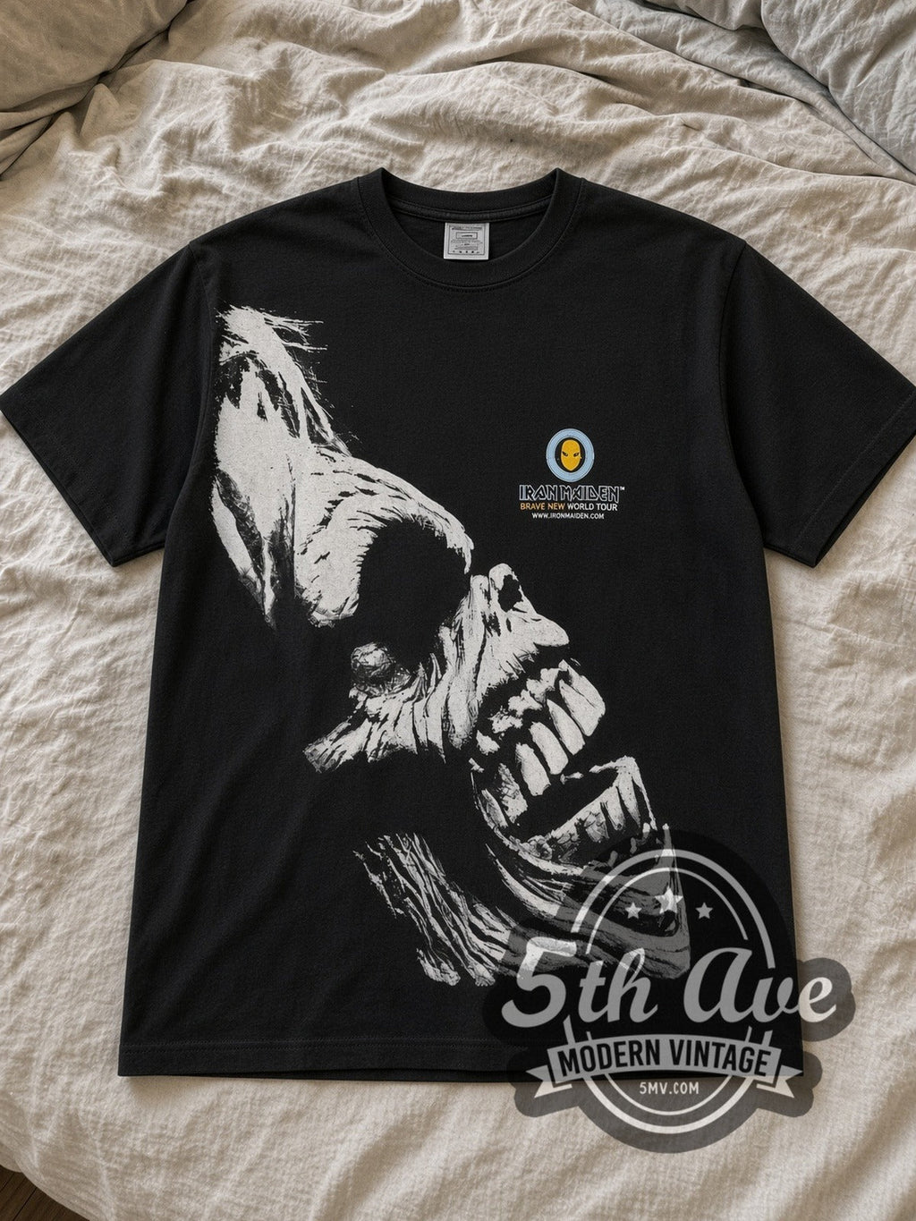 Iron Maiden – Brave New World Tour – All Over Print – Vintage Band T-Shirt