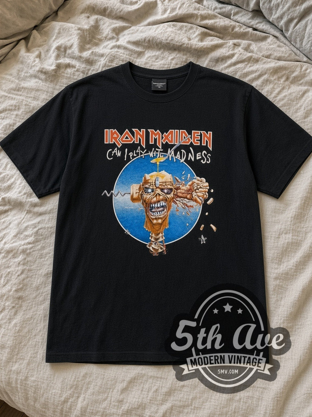 Iron Maiden – Can I Play With Madness – Vintage Band T-Shirt