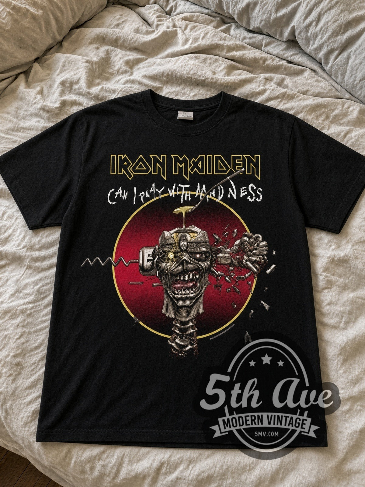 Iron Maiden – Can I Play with Madness Eddie – Vintage Band T-Shirt