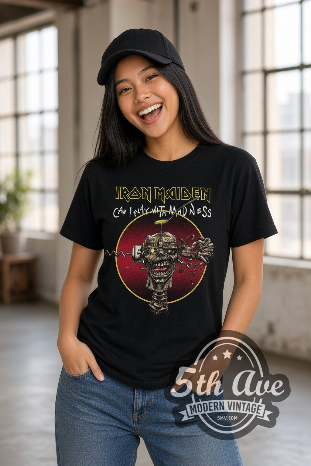 Iron Maiden – Can I Play with Madness Eddie – Vintage Band T-Shirt