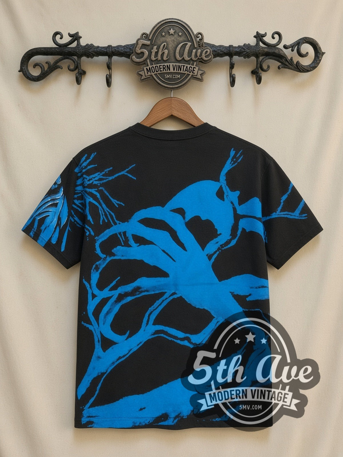 Iron Maiden – Fear of the Dark Moon Claw All Over Print – Vintage Band T-Shirt