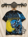 Iron Maiden – Fear of the Dark Moon Claw All Over Print – Vintage Band T-Shirt