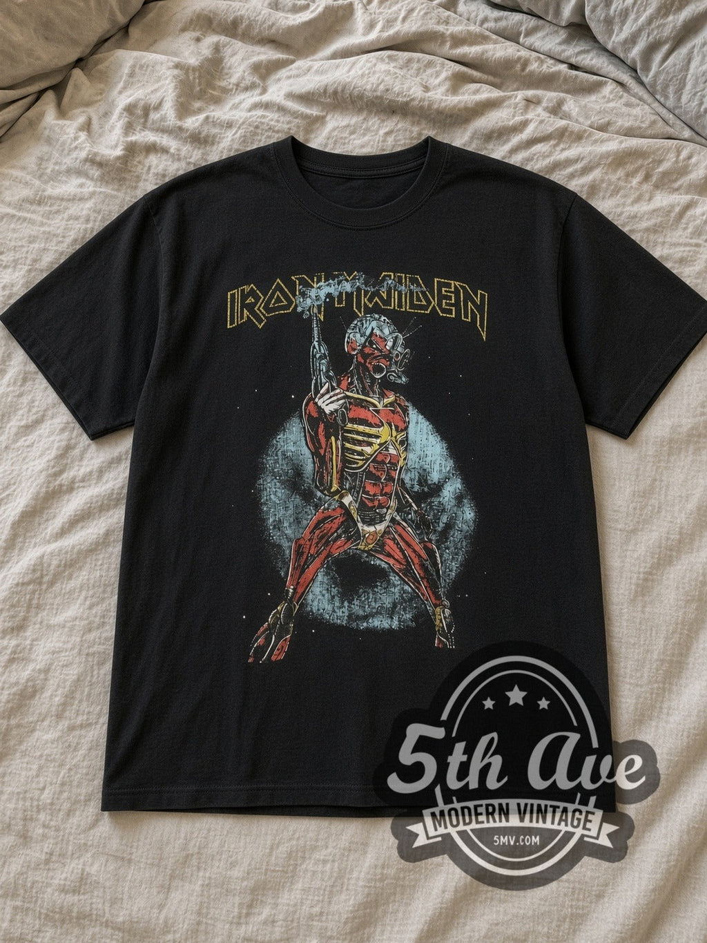 Iron Maiden – Somewhere on Tour 1987 – Vintage Band T-Shirt