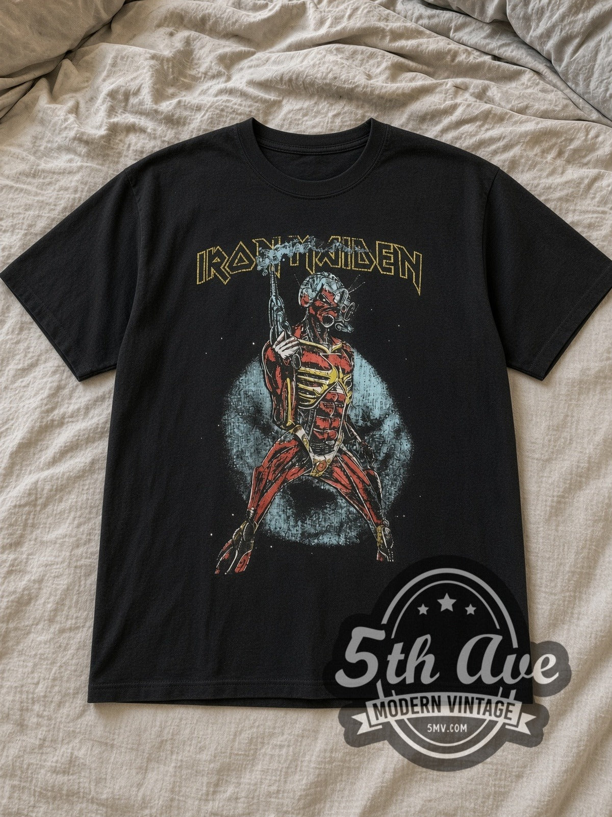 Iron Maiden – Somewhere on Tour 1987 – Vintage Band T-Shirt
