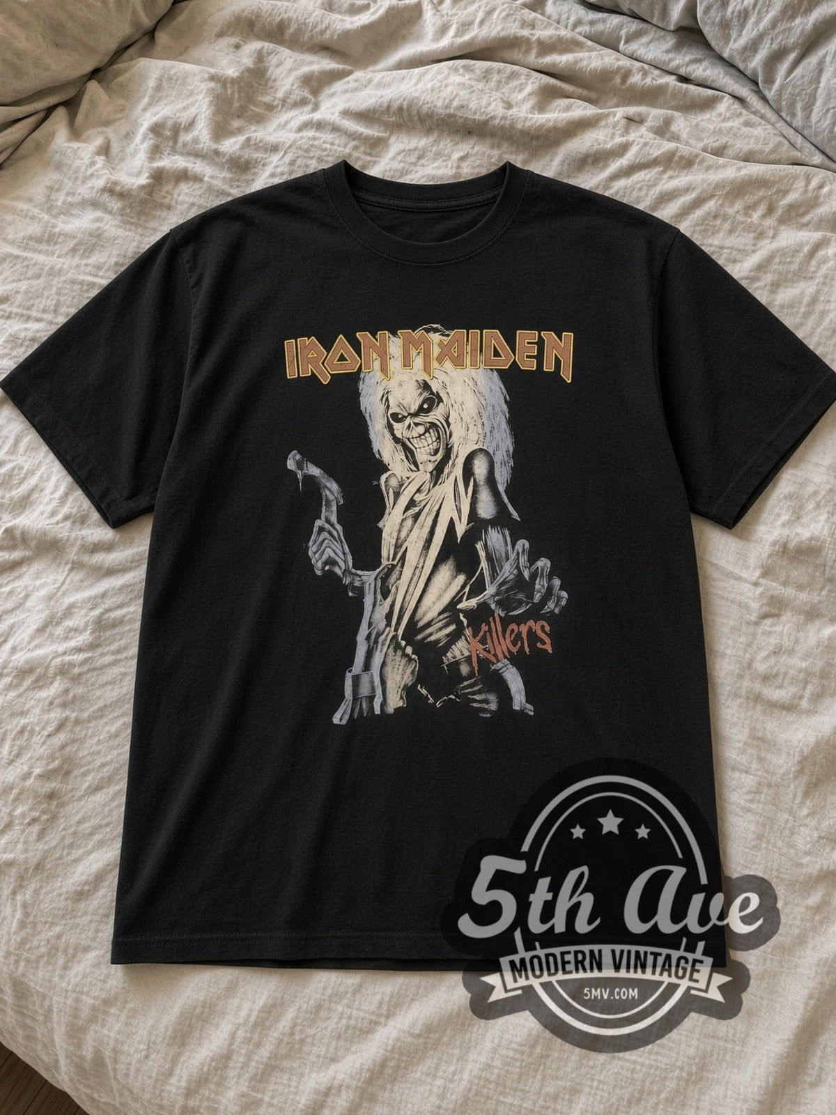 Iron Maiden – Killers Eddie Hatchet Crop – Vintage Band T-Shirt
